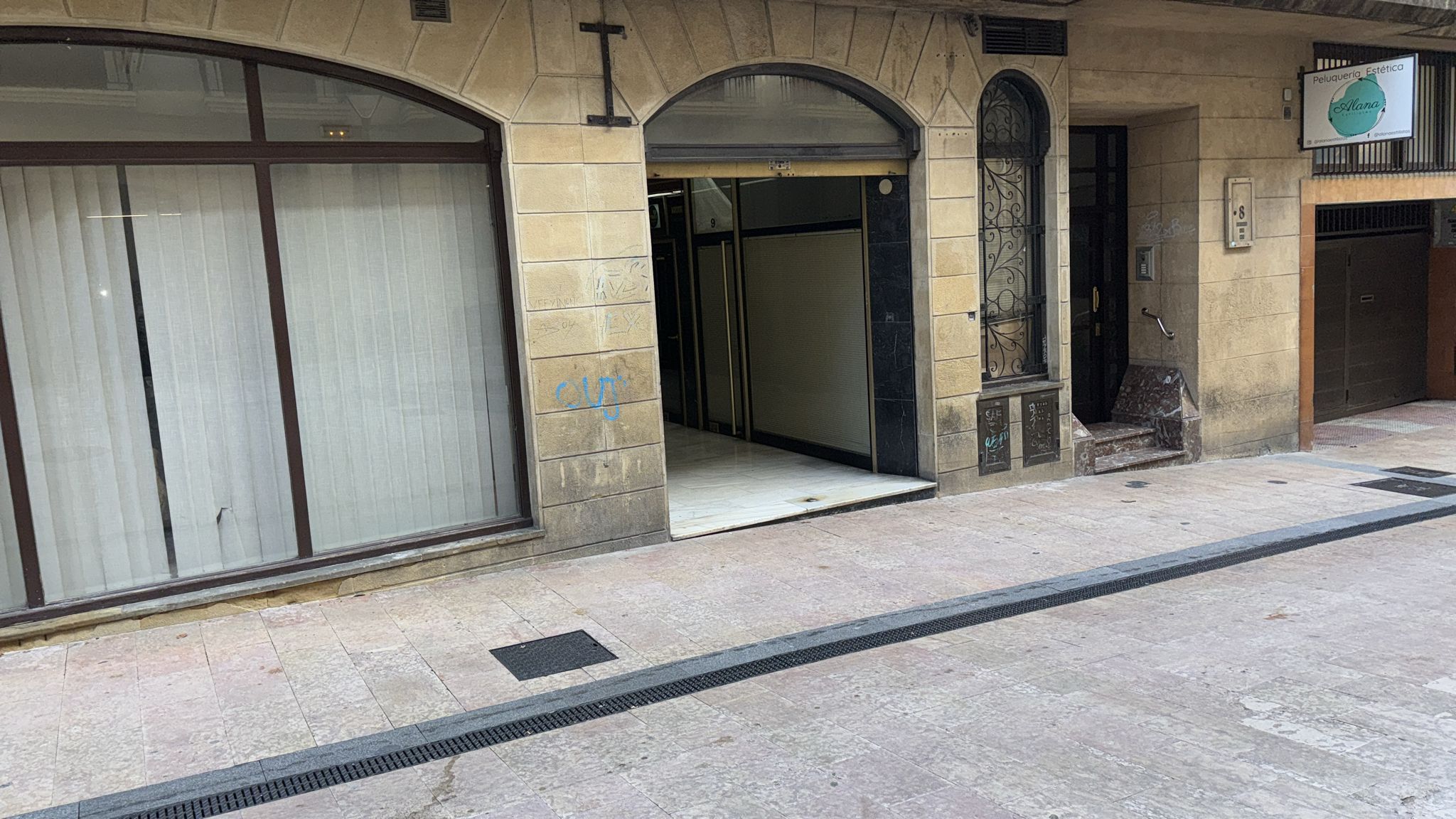 En las galerías comerciales 