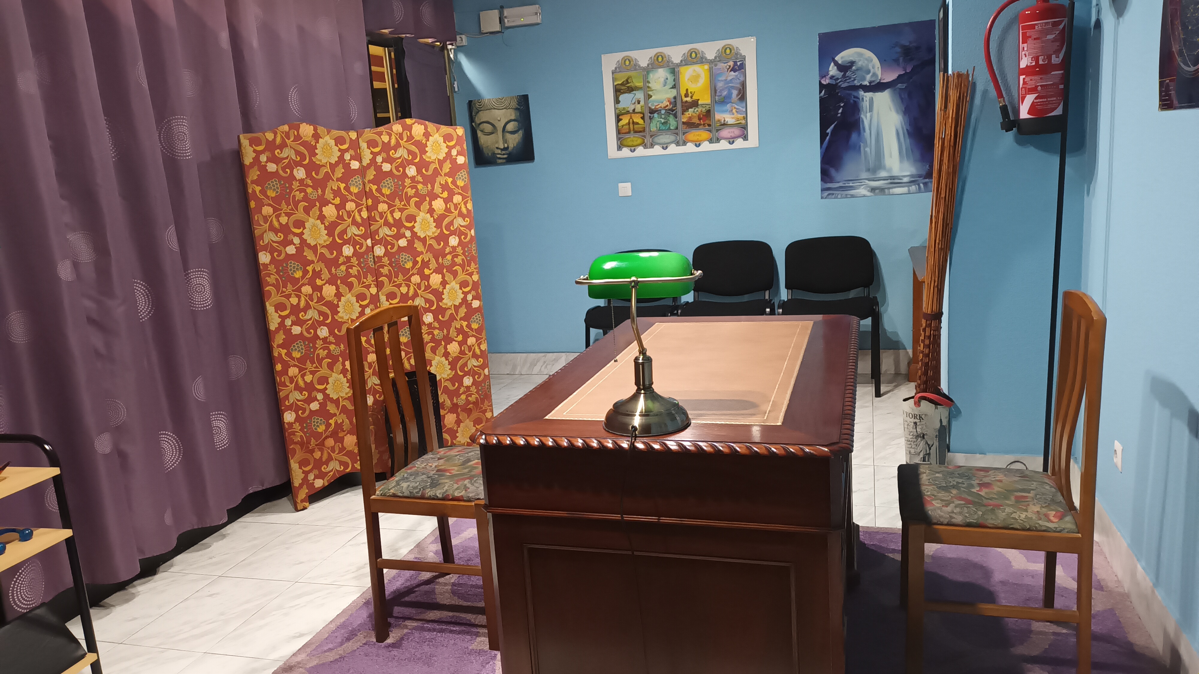 En las galerías comerciales 