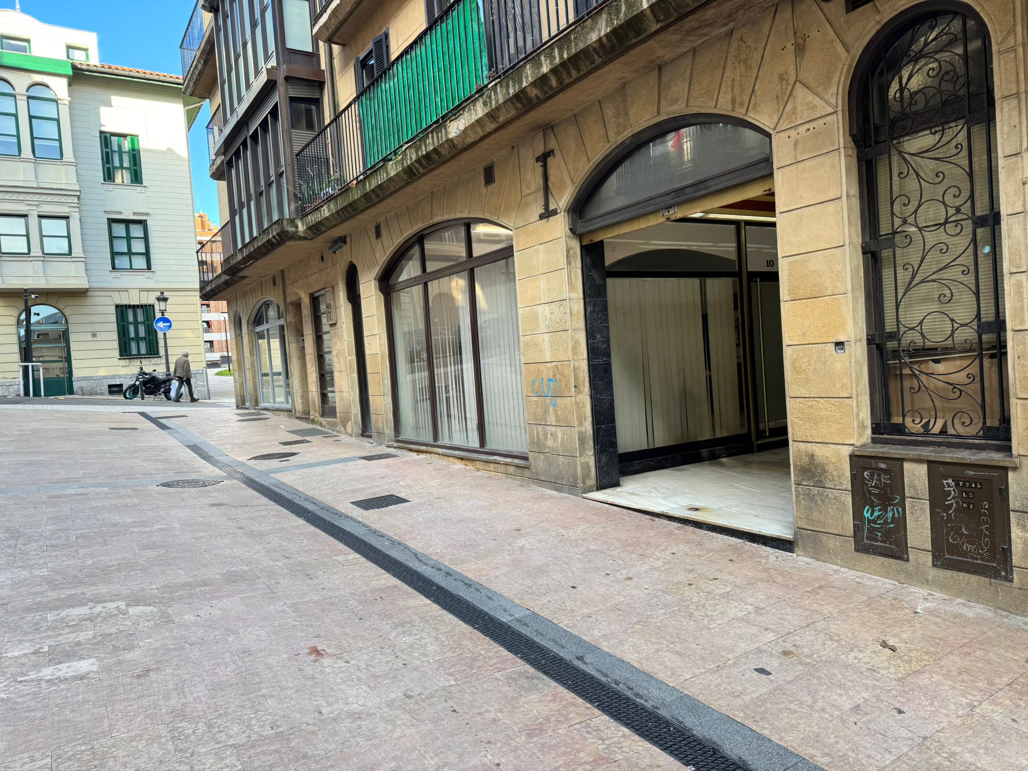 En las galerías comerciales 