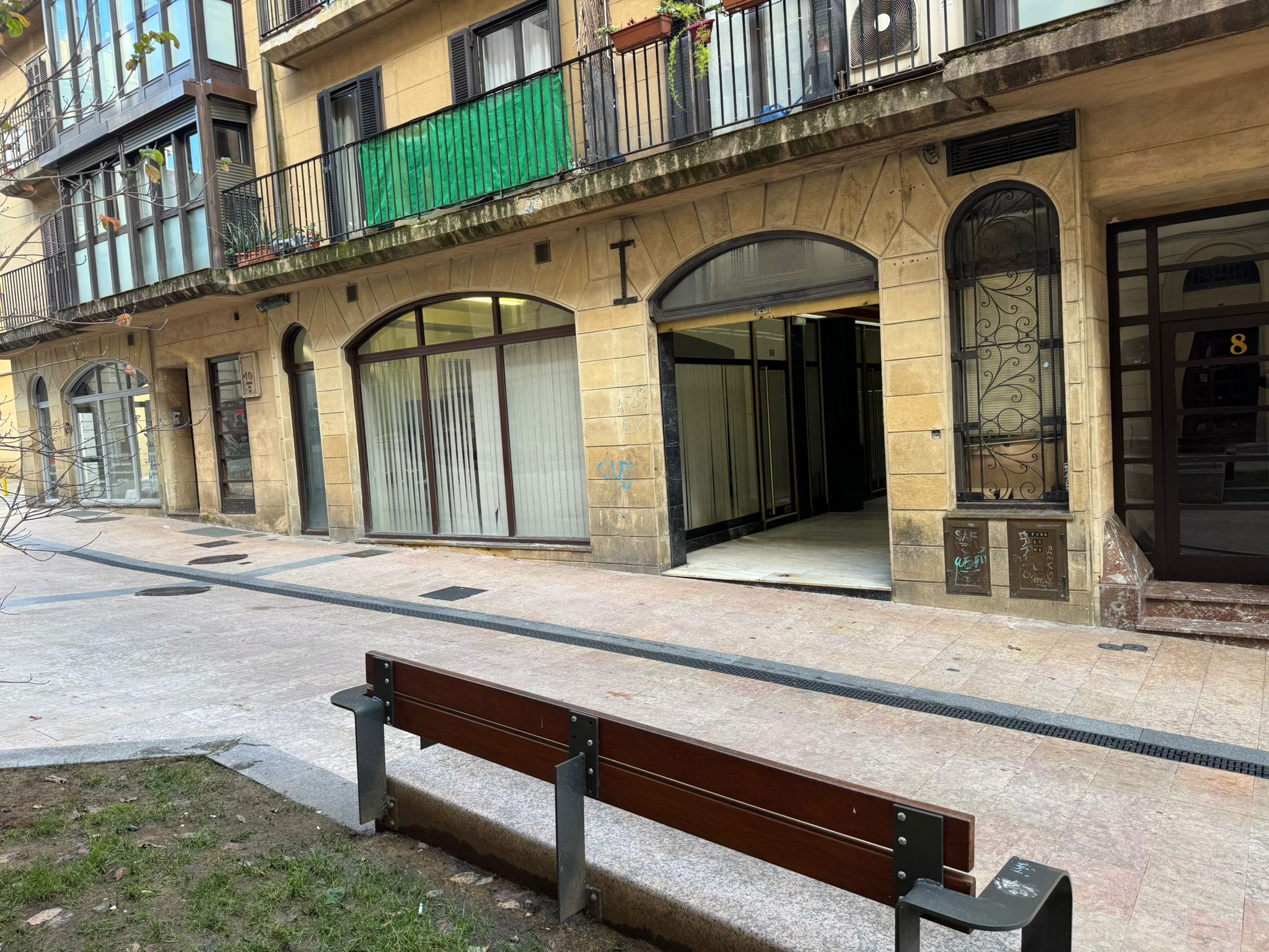 En las galerías comerciales 