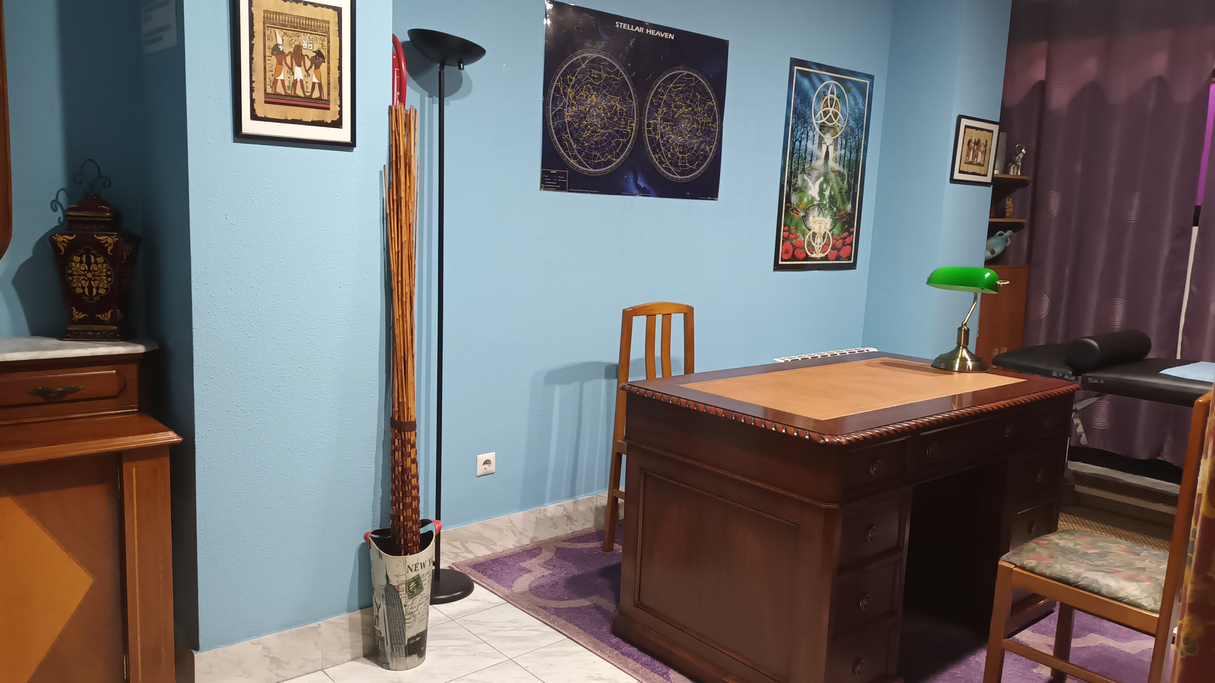 En las galerías comerciales 