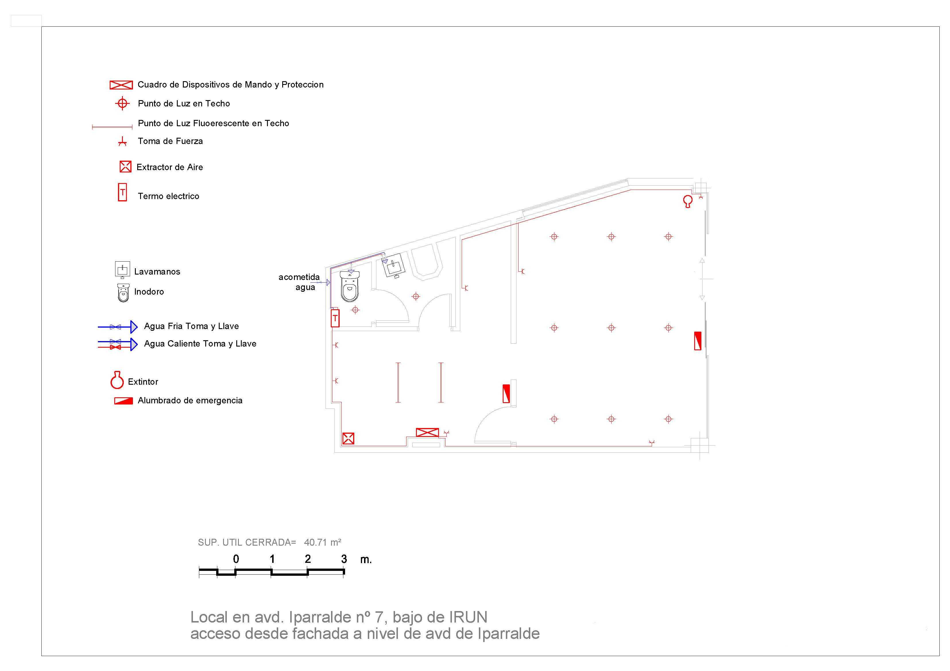 En Avenida de Iparralde, junto a los juzgados, se vende local comercial, idealmente ubicado.40m2 en dos estancias. Baño. Salida de humos. Ven a conocerlo!