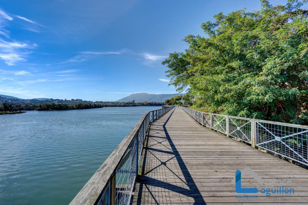 Vistas increíbles a Peñas de Aya y al Bidasoa. Duplex en pequeña comunidad con jardín comunitario y piscina. Proximidad frontera y topo! Infórmate